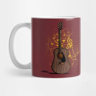 Wooden Guitar Mug